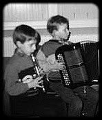 François Badeau enfant avec son frère Thomas